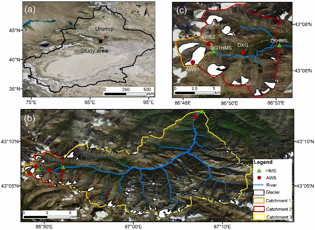 Researchers identify characteristics of meltwater runoff in three sub-basins of the Urumqi River Basin