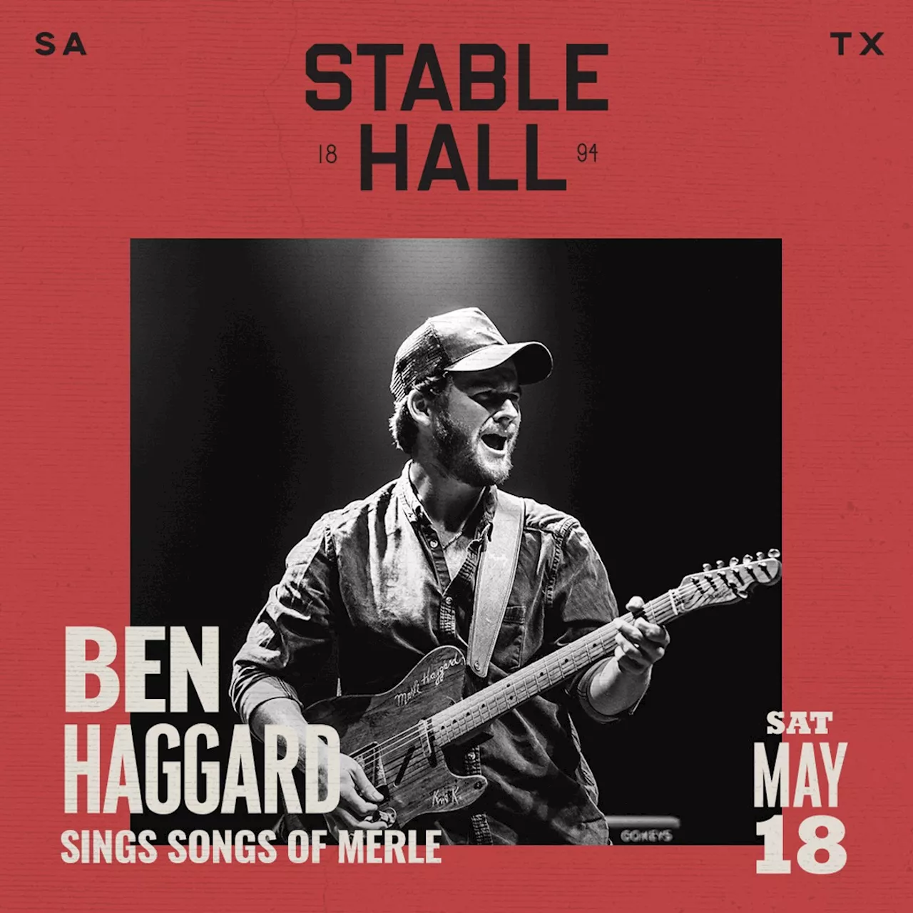 Ben Haggard: An Evening of Songs by Merle at Stable Hall