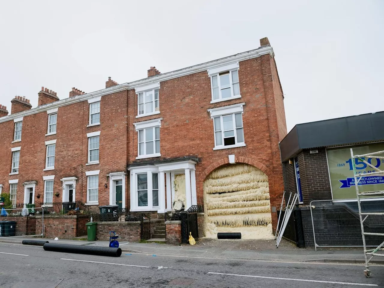 Shrewsbury 'foam house' to be converted into flats after fears it may collapse