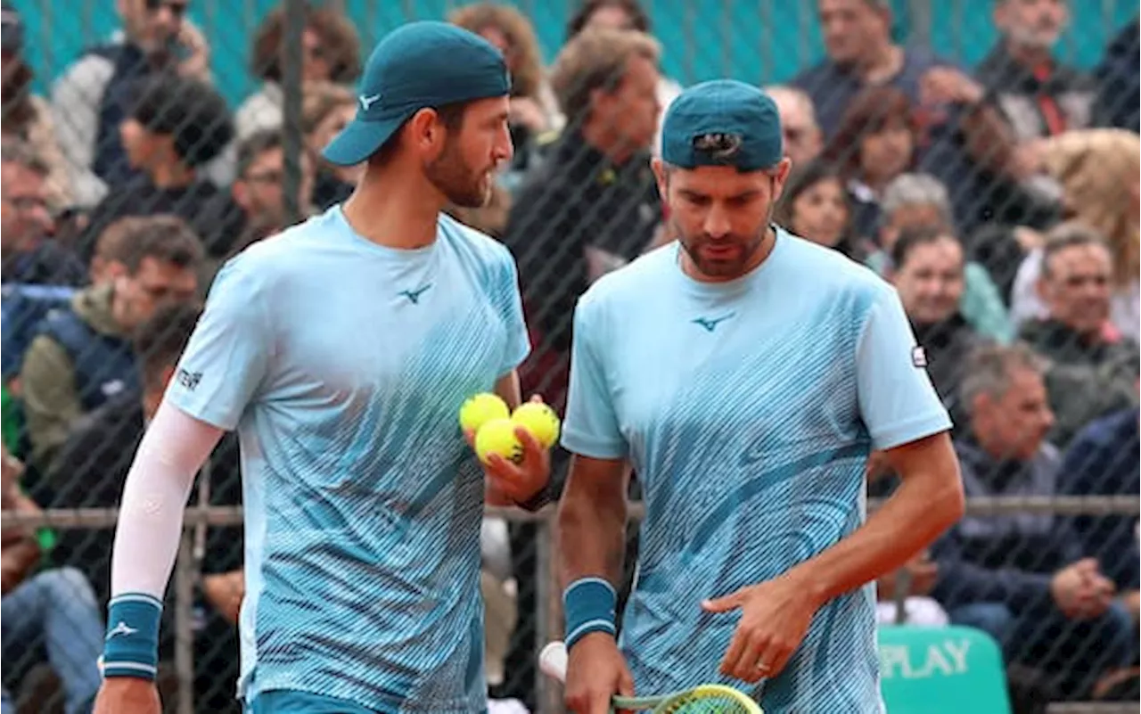 ATP Roma, il programma di oggi: c'è il doppio azzurro Bolelli/Vavassori