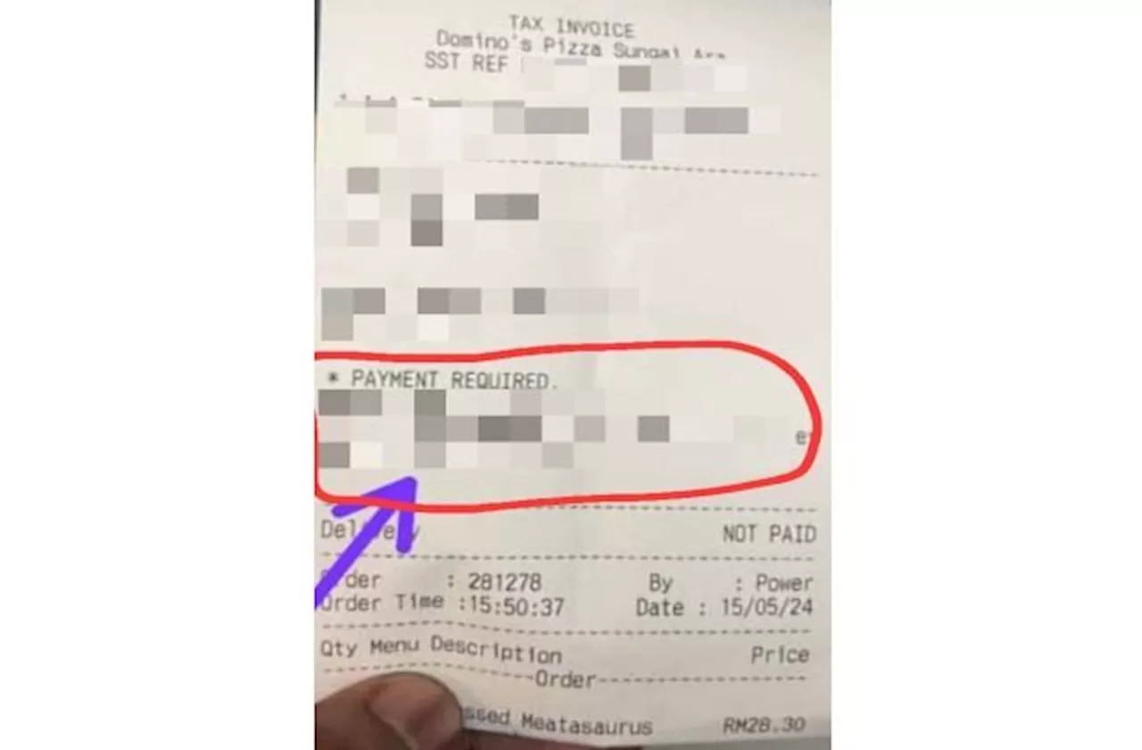 Cops probe derogatory message insulting Islam printed on Domino's receipt