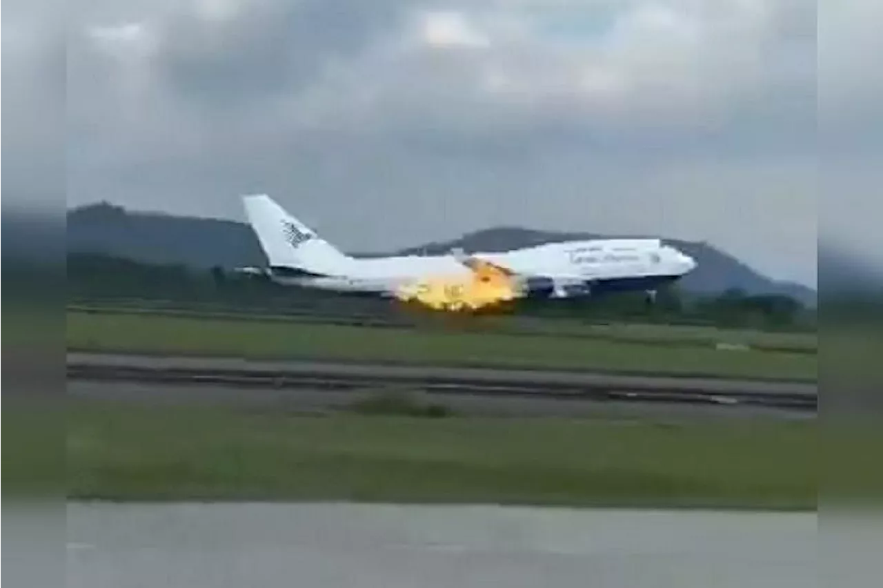 Garuda Indonesia flight makes emergency landing after engine fire