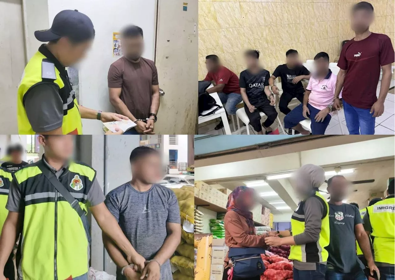 Some 17 foreigners detained during joint operation in JB