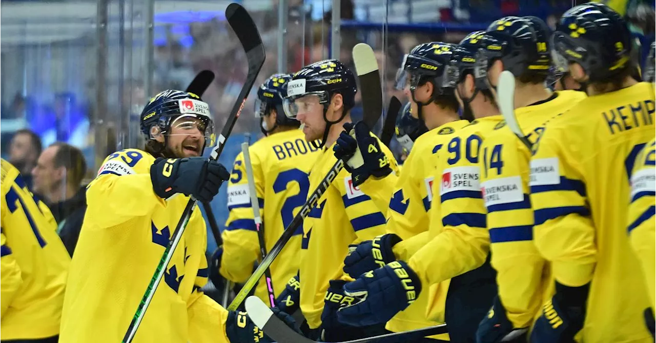 Ishockey: Sverige tog fjärde raka segern – slog Kazakstan komfortabelt