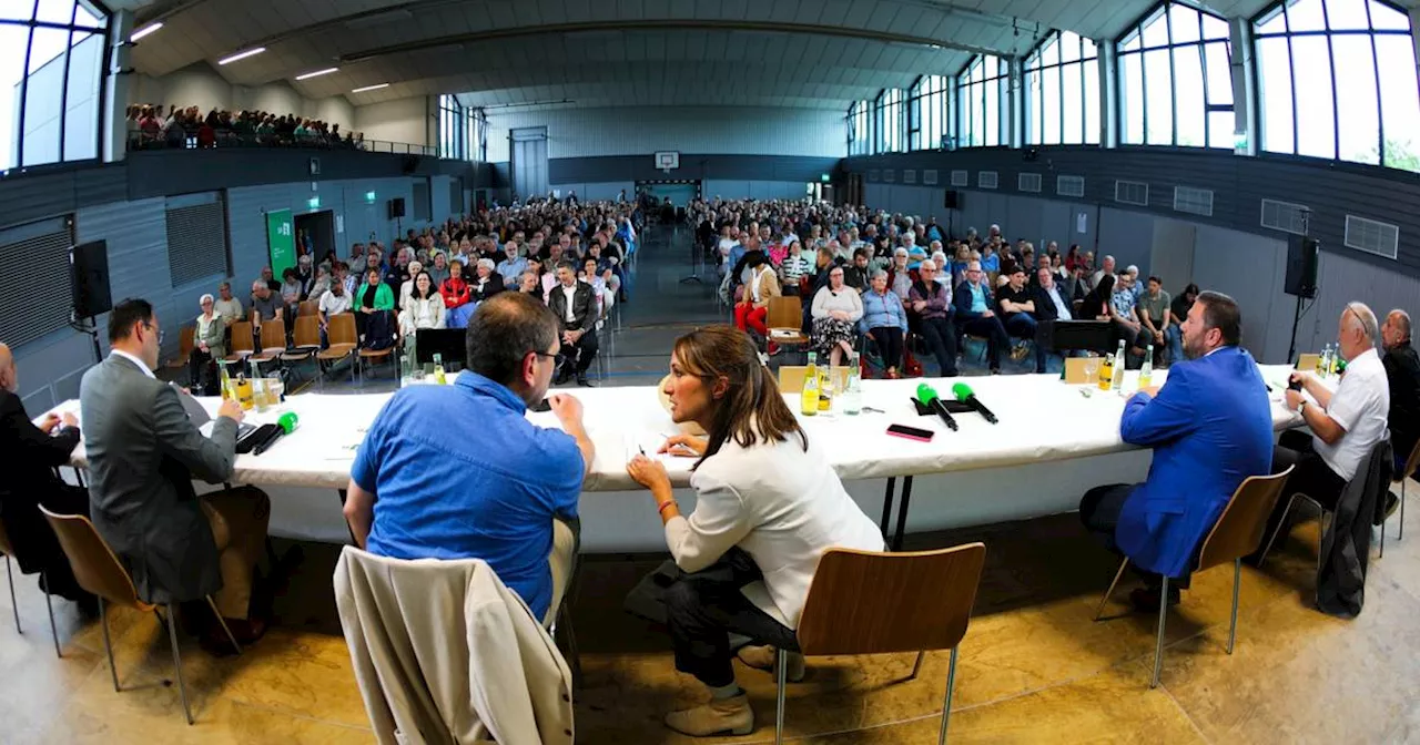 Podiumsdiskussion zur Bürgermeisterwahl in Weiskirchen