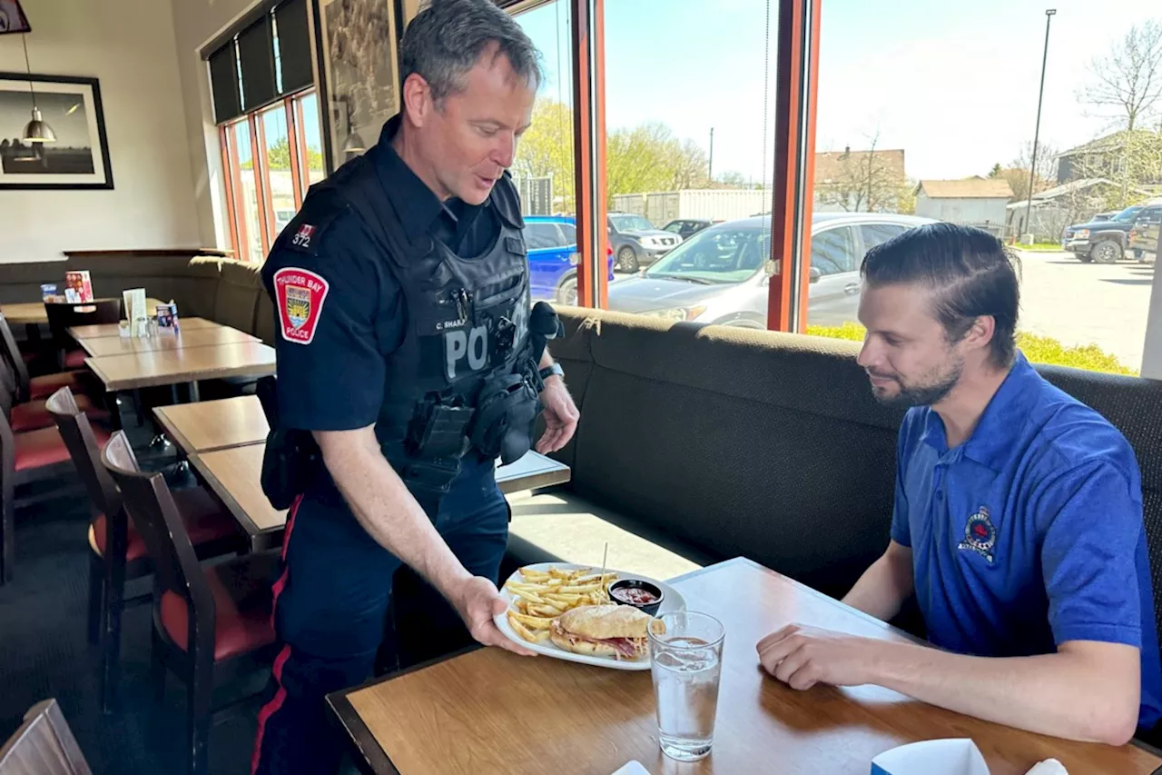 Local Law Enforcement served up Boston Pizza