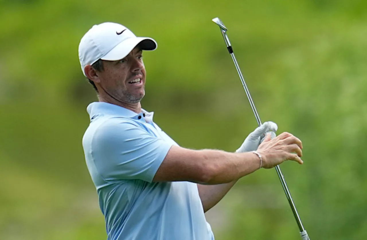 McIlroy 4 shots off lead as Schauffele ties record-low major round with 62 in Valhalla