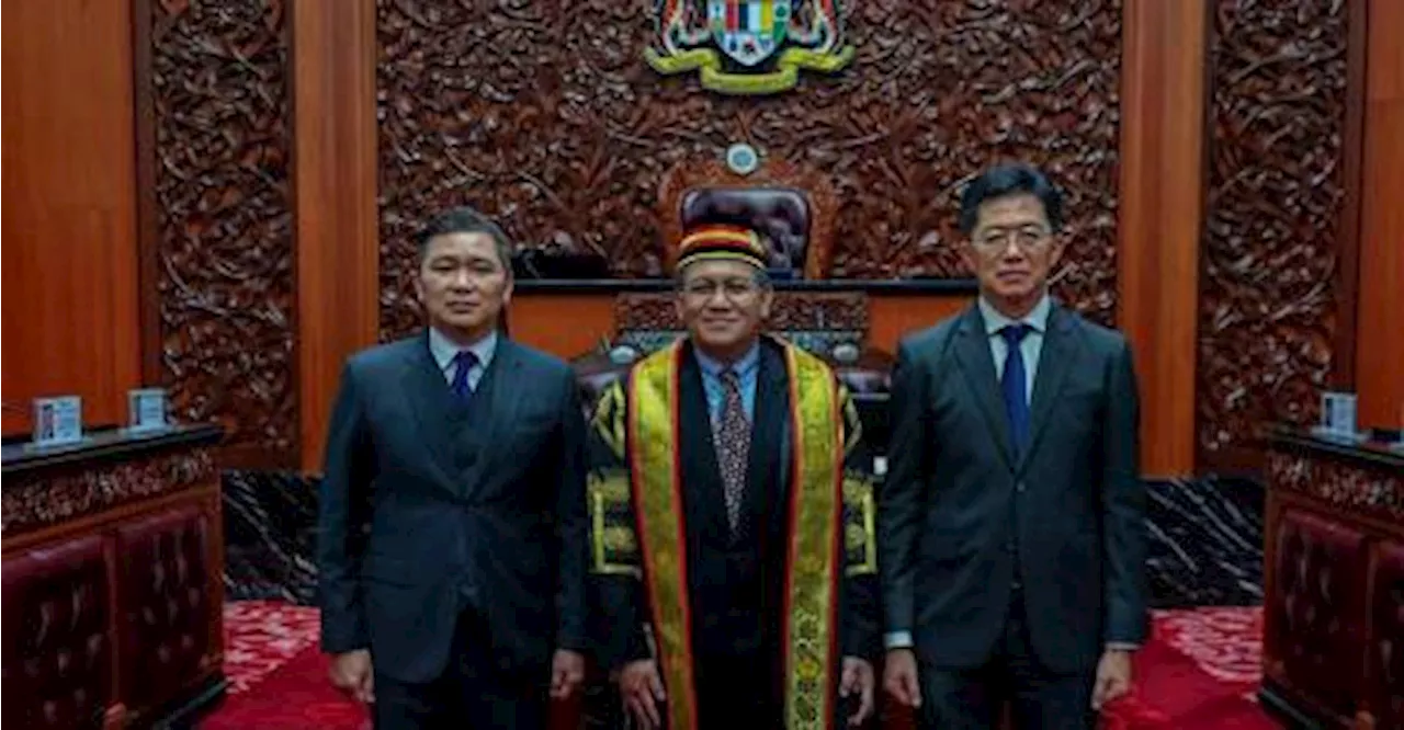 Two members of the Senate sworn in today