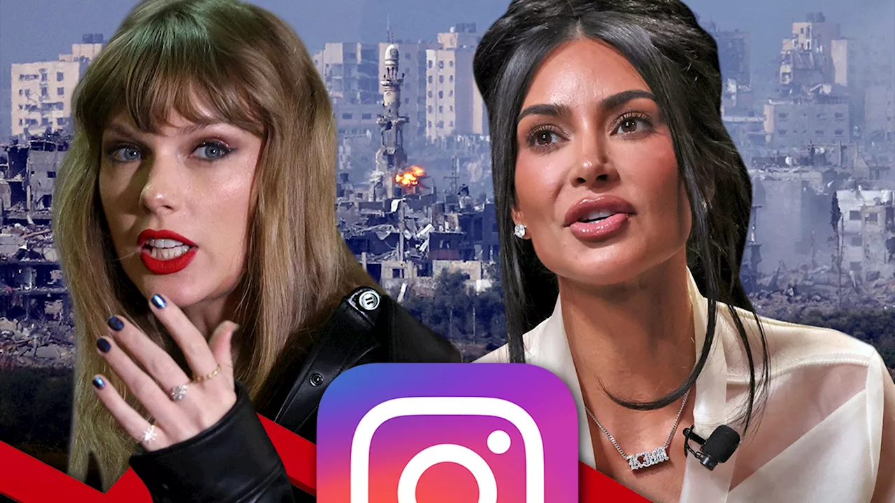 Taylor Swift & Kim Kardashian Being Blocked En Masse Over Viral Gaza Trend