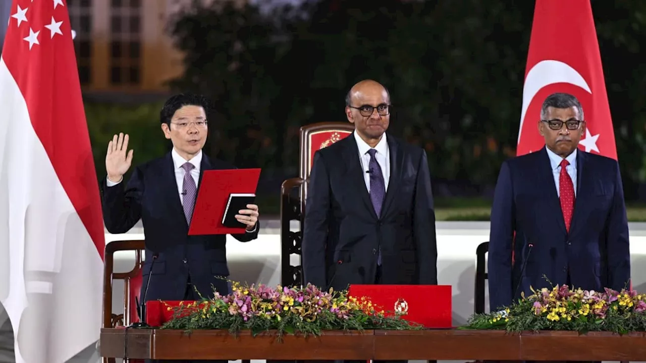 In pictures: Swearing-in of Lawrence Wong as Singapore's 4th prime minister