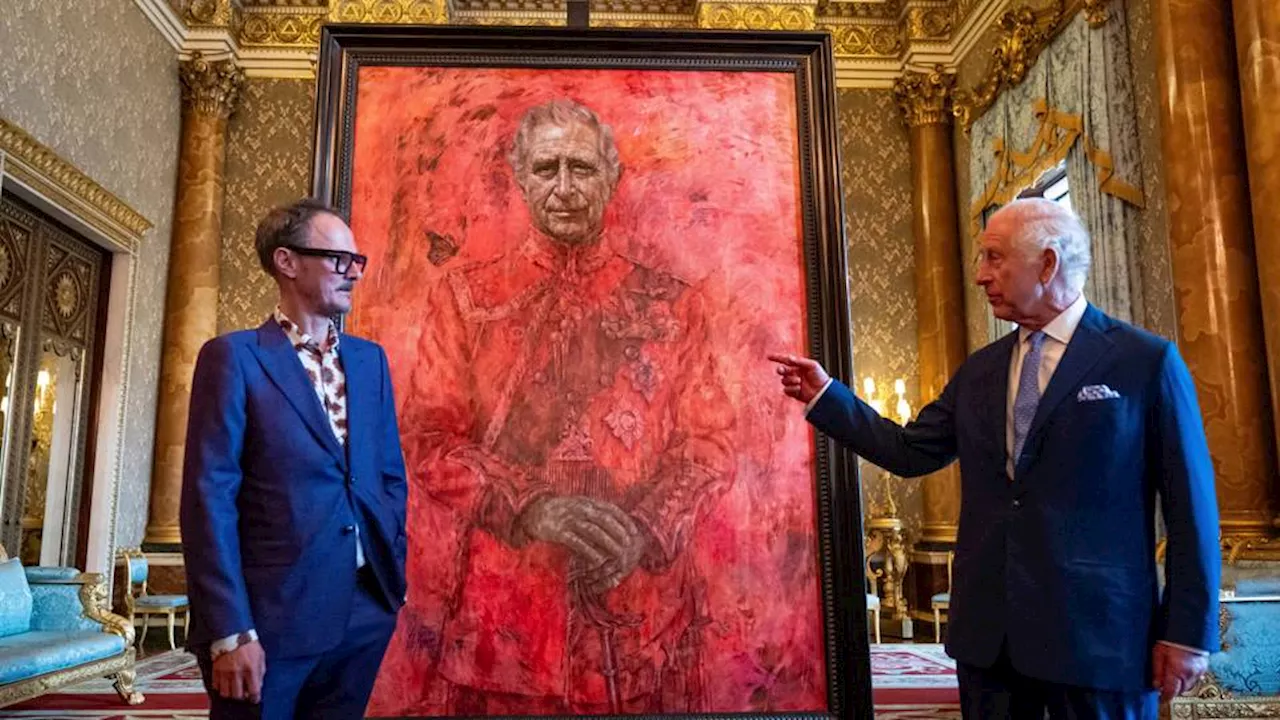 'Swimming in blood, burning in hell': Why King's portrait provoked debate