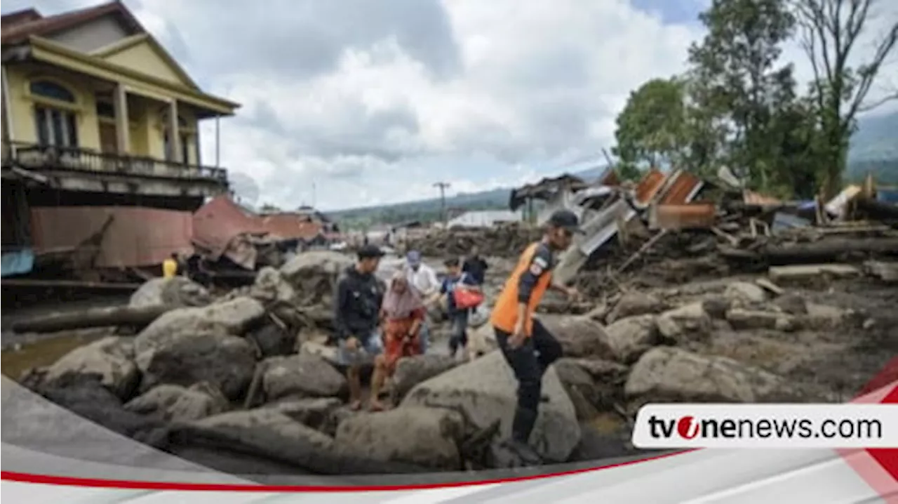 BNPB: 67 Orang Meninggal Dunia dalam Bencana Banjir Lahar Dingin Gunung Marapi Sumatera Barat