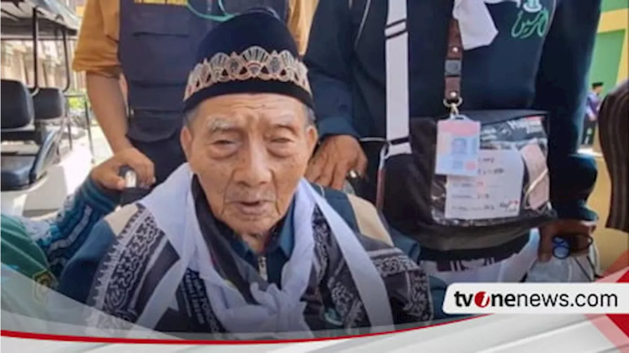 Cerita Hardjo Mislan, Jemaah Haji Tertua Usia 109 Tahun Tetap Semangat Ibadah Haji ke Baitullah