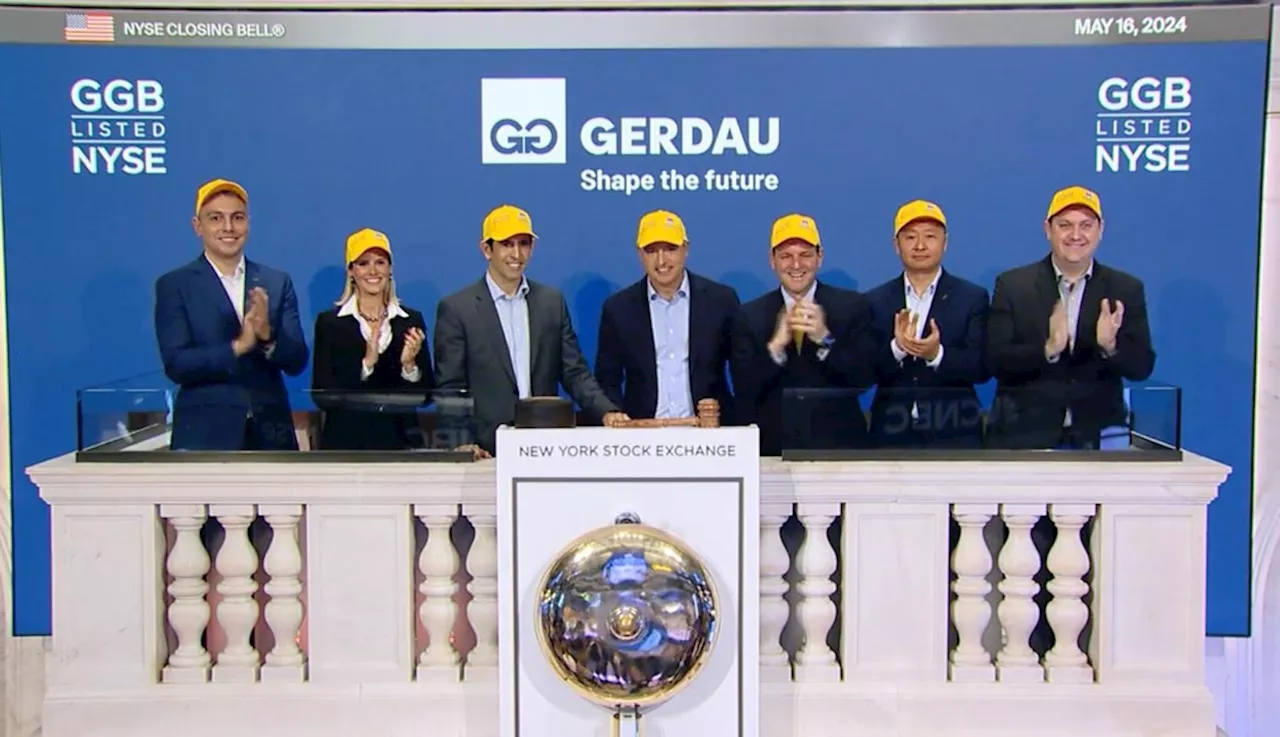 Gerdau completa 25 anos na Bolsa de NY e toca o sino no fechamento do pregão