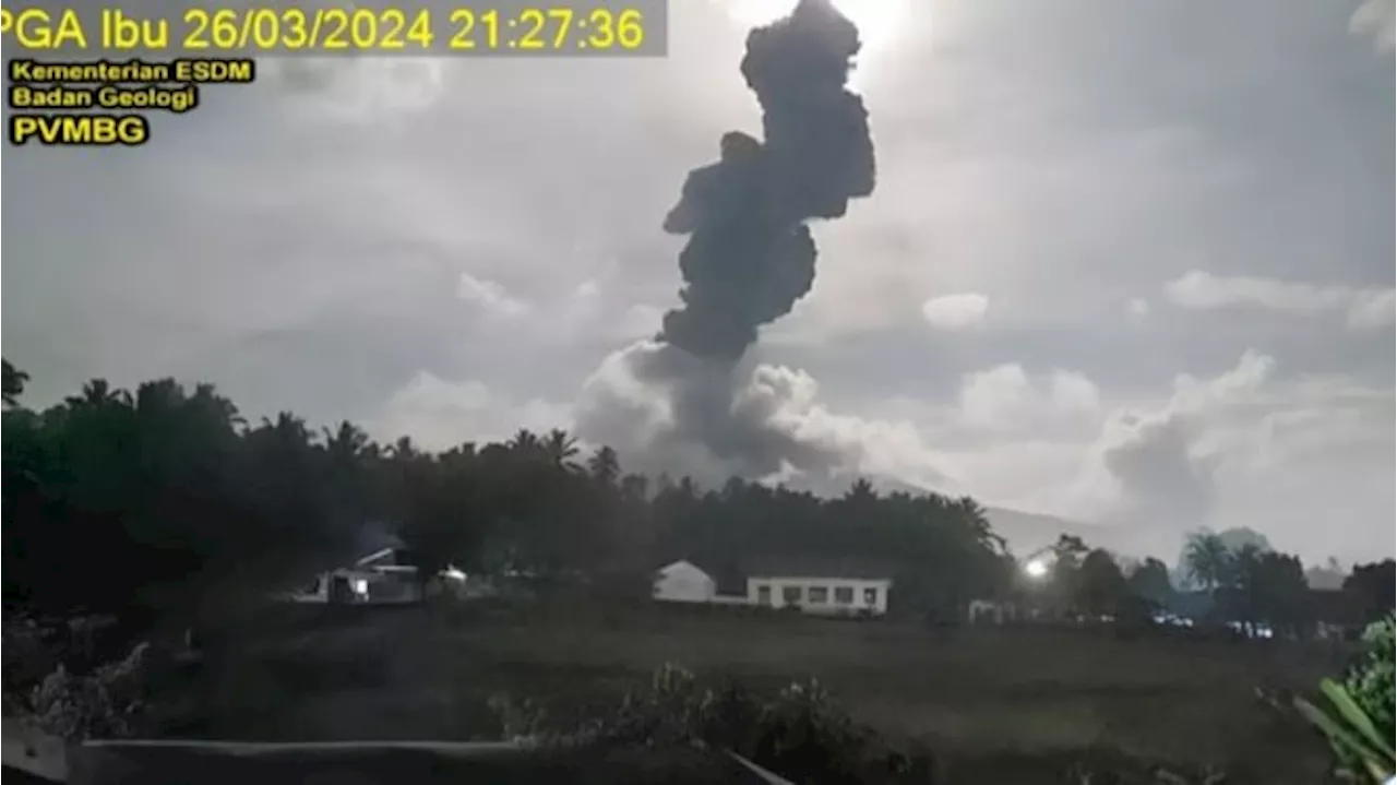 Gunung Ibu Berstatus Awas, Badan Geologi Rekomendasikan agar Masyarakat Menjauh