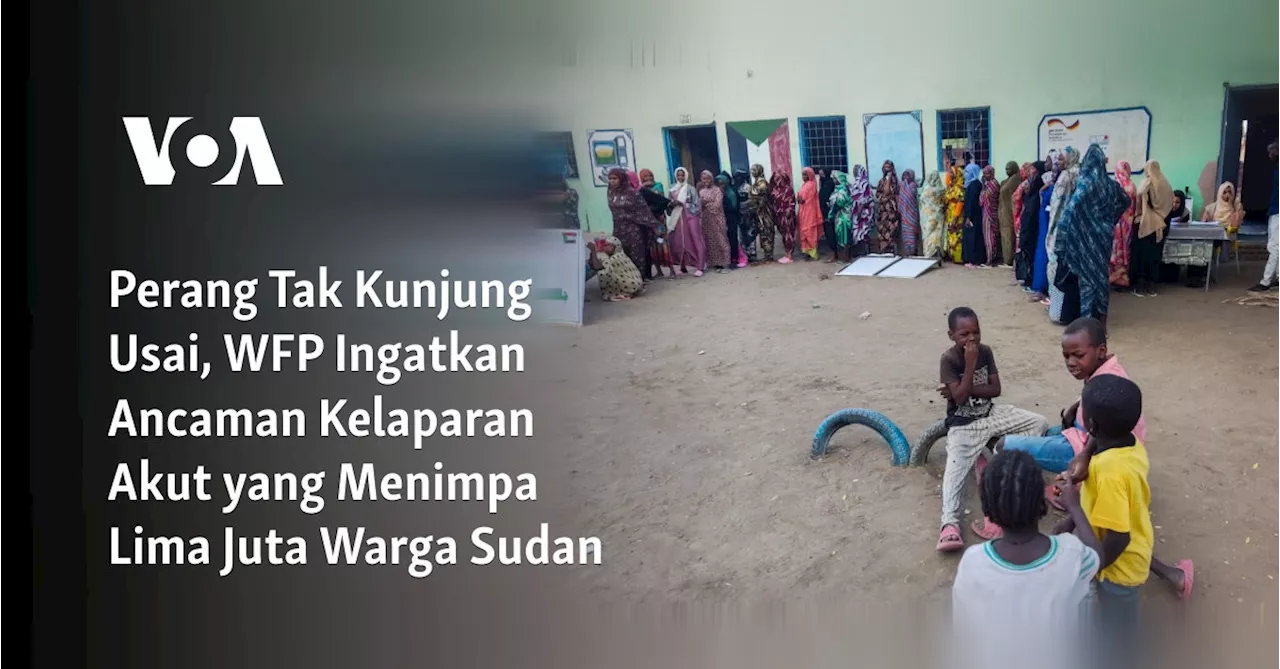 Perang Tak Kunjung Usai, WFP Ingatkan Ancaman Kelaparan Akut yang Menimpa Lima Juta Warga Sudan