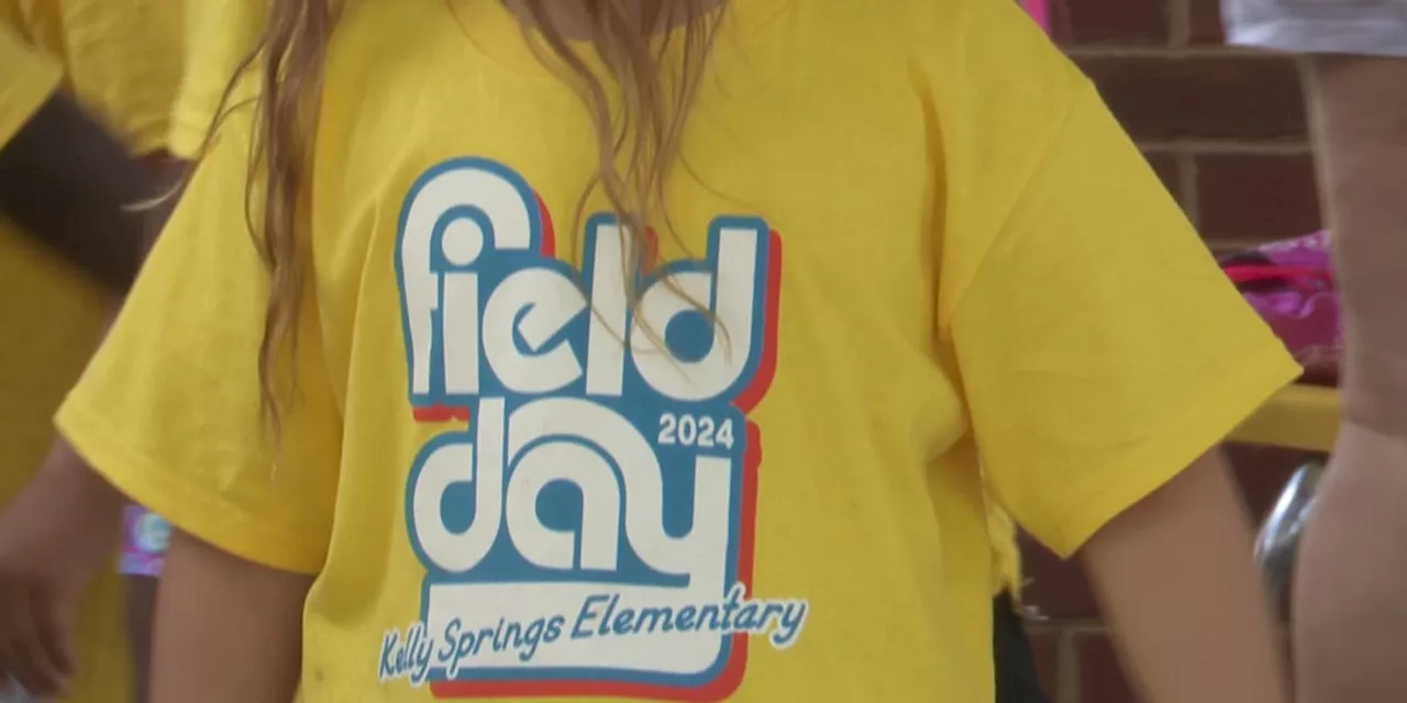 Kelly Springs students get first taste of summer with field day