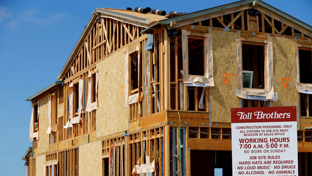 April housing starts rebound modestly, builder sentiment dips