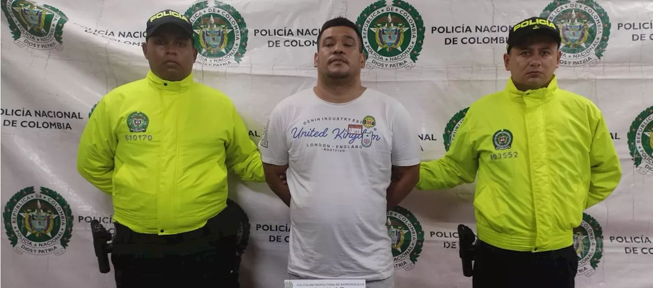 Cayó alias ‘Cigarra’, señalado de hurtar vehículos en Barranquilla: tiene 19 anotaciones