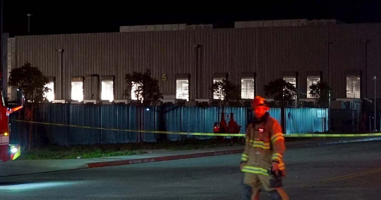 Fire at Otay Mesa lithium battery storage facility flares up