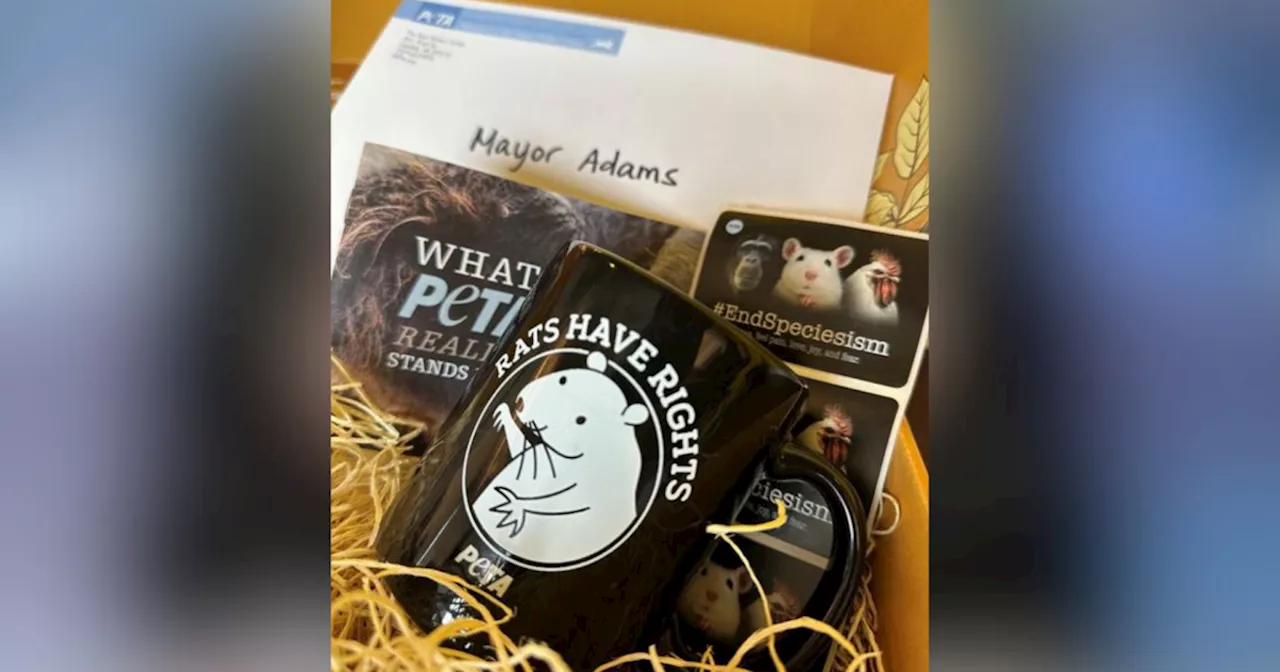 PETA sends New York Mayor Eric Adams empathy kit for his 'vitriolic rat rhetoric'