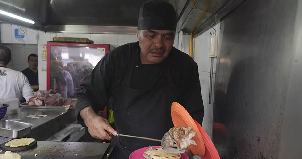 The first Mexican taco stand to get a Michelin star is a tiny business where the heat makes the meat