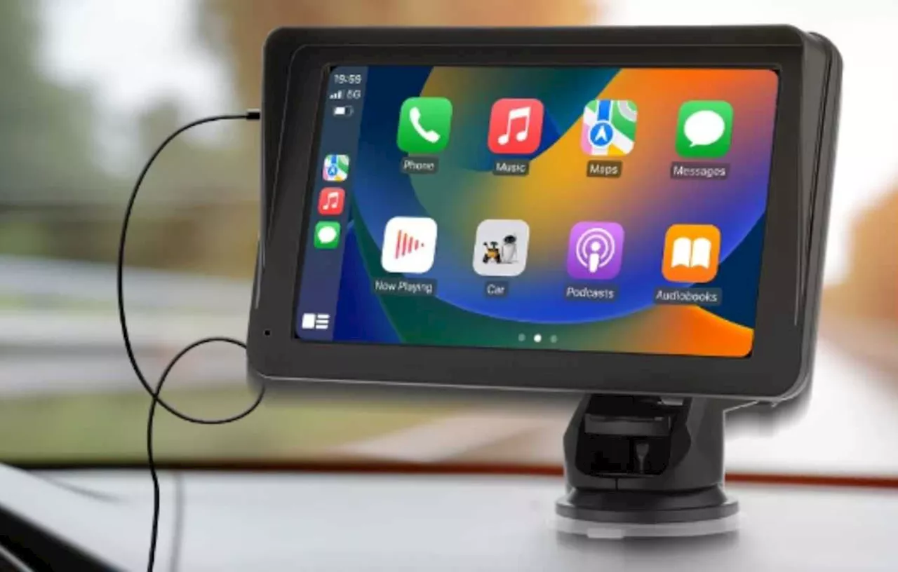 Compatible Carplay et Android Auto, cet autoradio portable à -53 % fait le bonheur des conducteurs