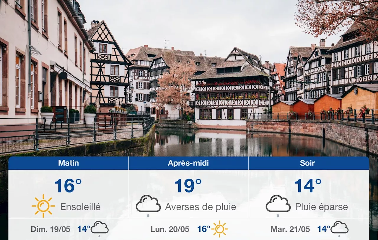 Météo Strasbourg: prévisions du samedi 18 mai 2024