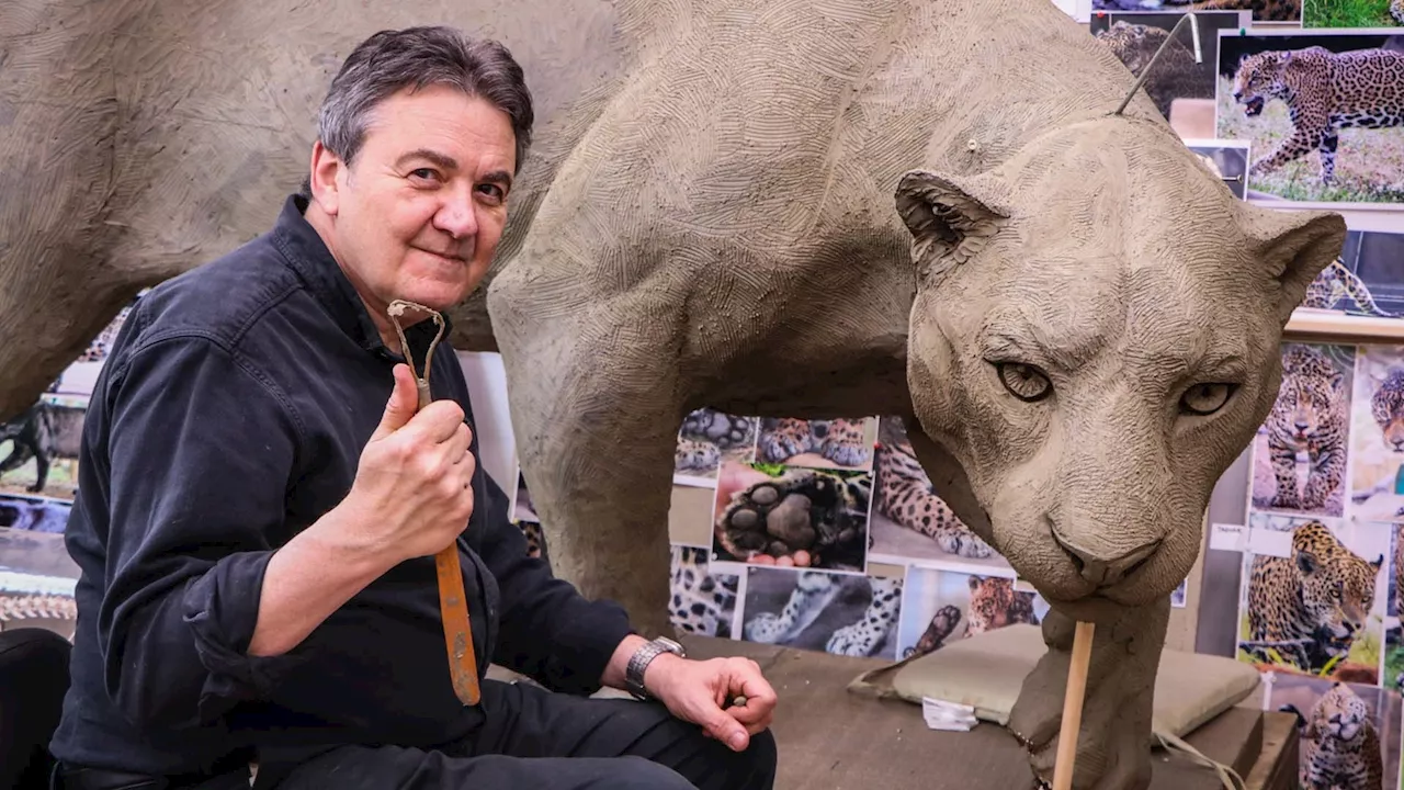 Renowned Pa. sculptor creates larger-than-life animal art for Elmwood Park Zoo