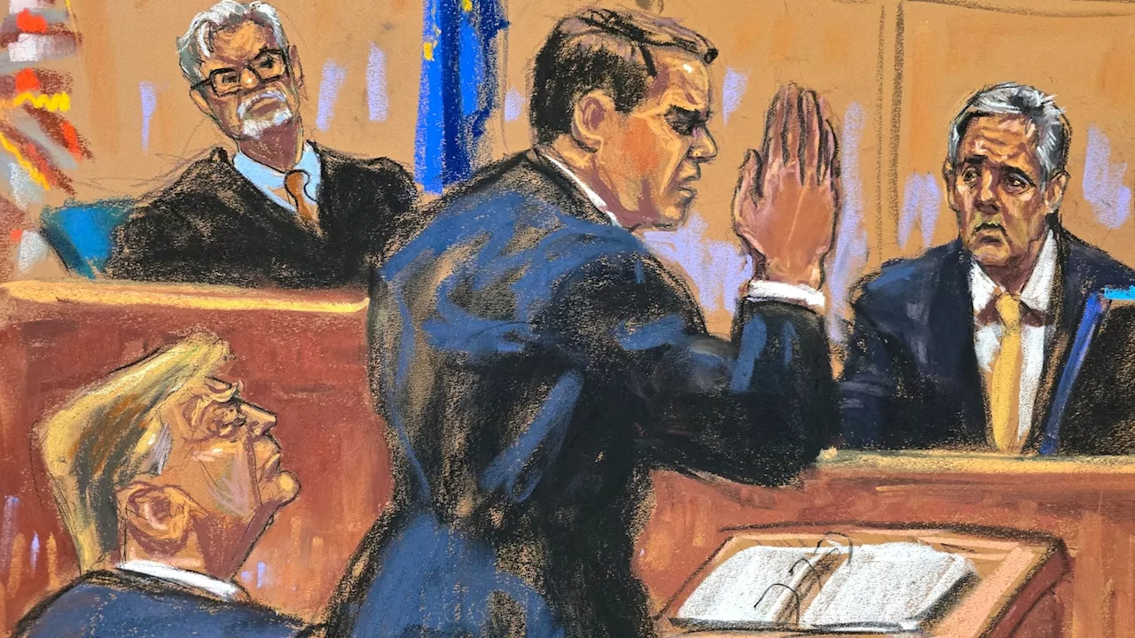 Trump hush money trial turns fiery as defense accuses Michael Cohen of lying