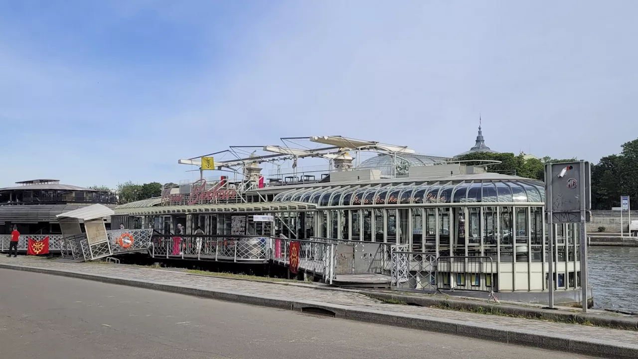 Pride House on Seine River barge is inaugurated by Paris Olympics organizers