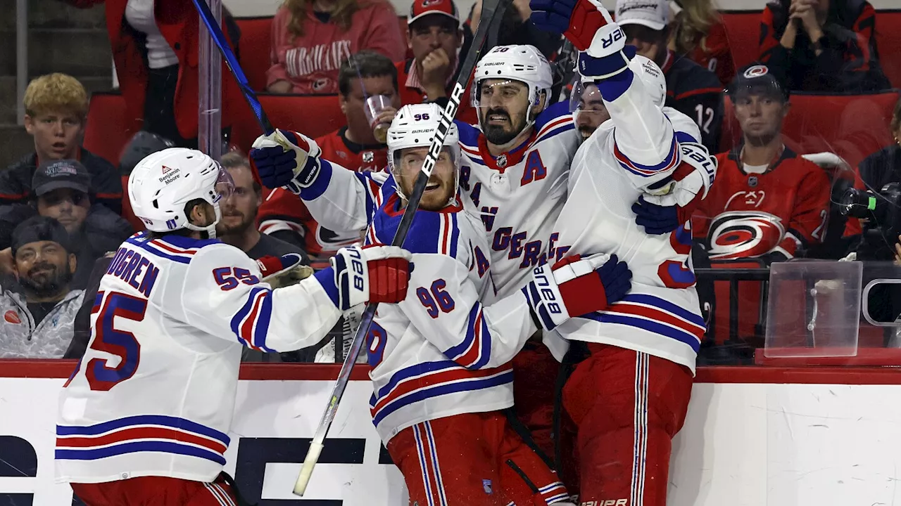 Rangers reach Eastern Conference Final with 5-3 Game 6 win over Hurricanes