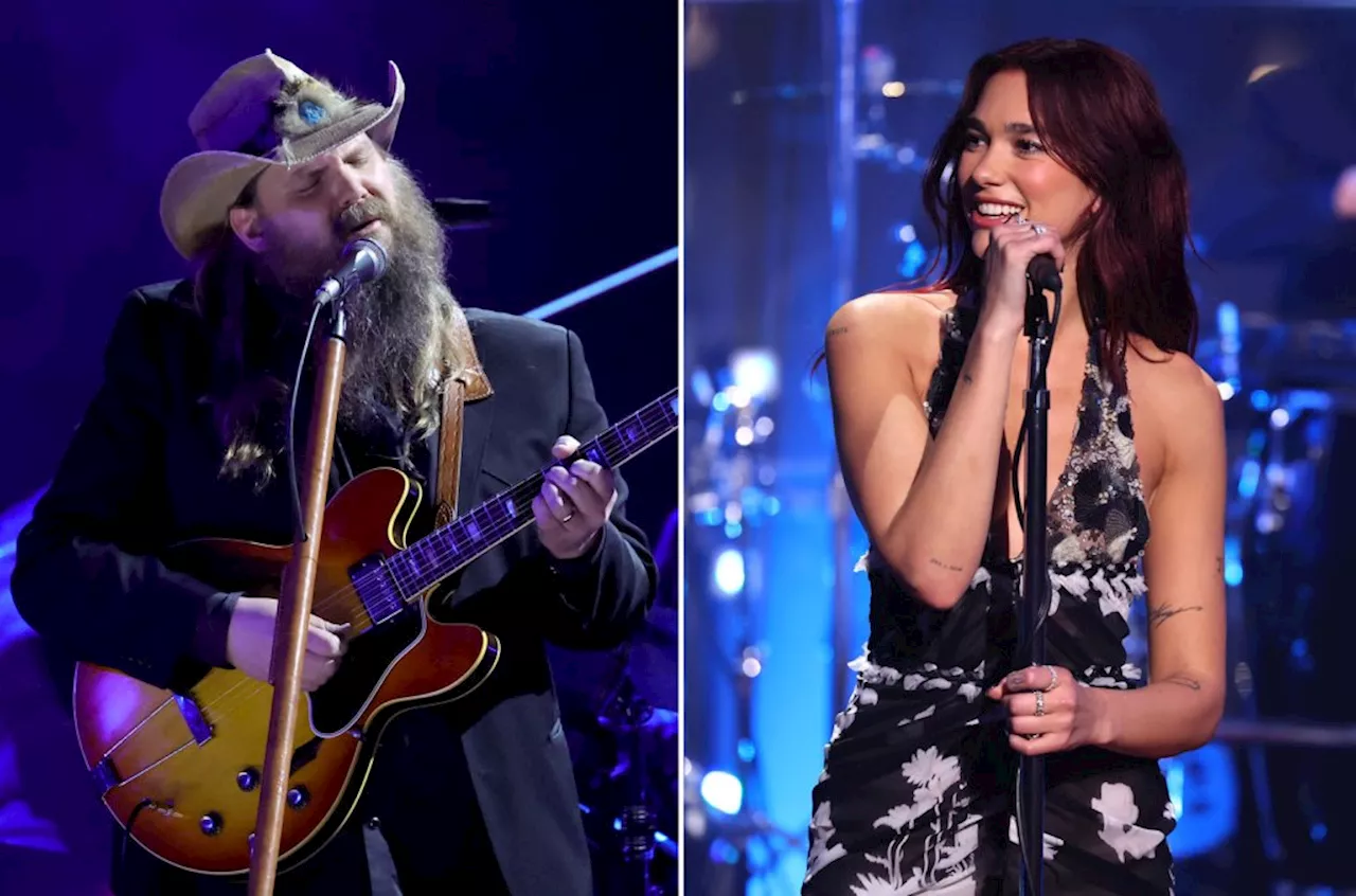 Chris Stapleton & Dua Lipa Perform Surprise Duet at 2024 ACM Awards Ahead of New Collaboration