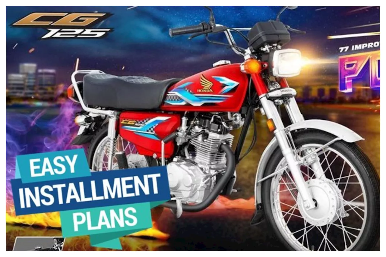 Honda CG 125 Easy Installment Plans with 0% Markup in Pakistan