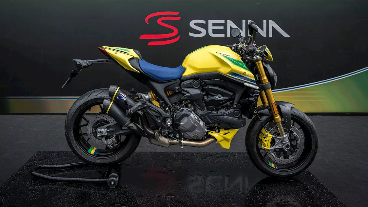 Ducati Monster Senna Debuts As $25k Tribute To A Racing Legend