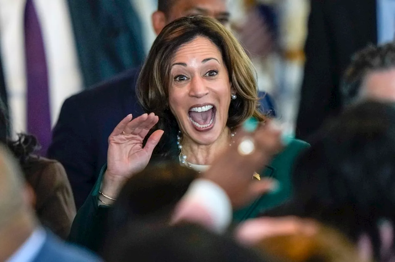 Vice President Kamala Harris takes optimistic tone at fundraising event in Glencoe