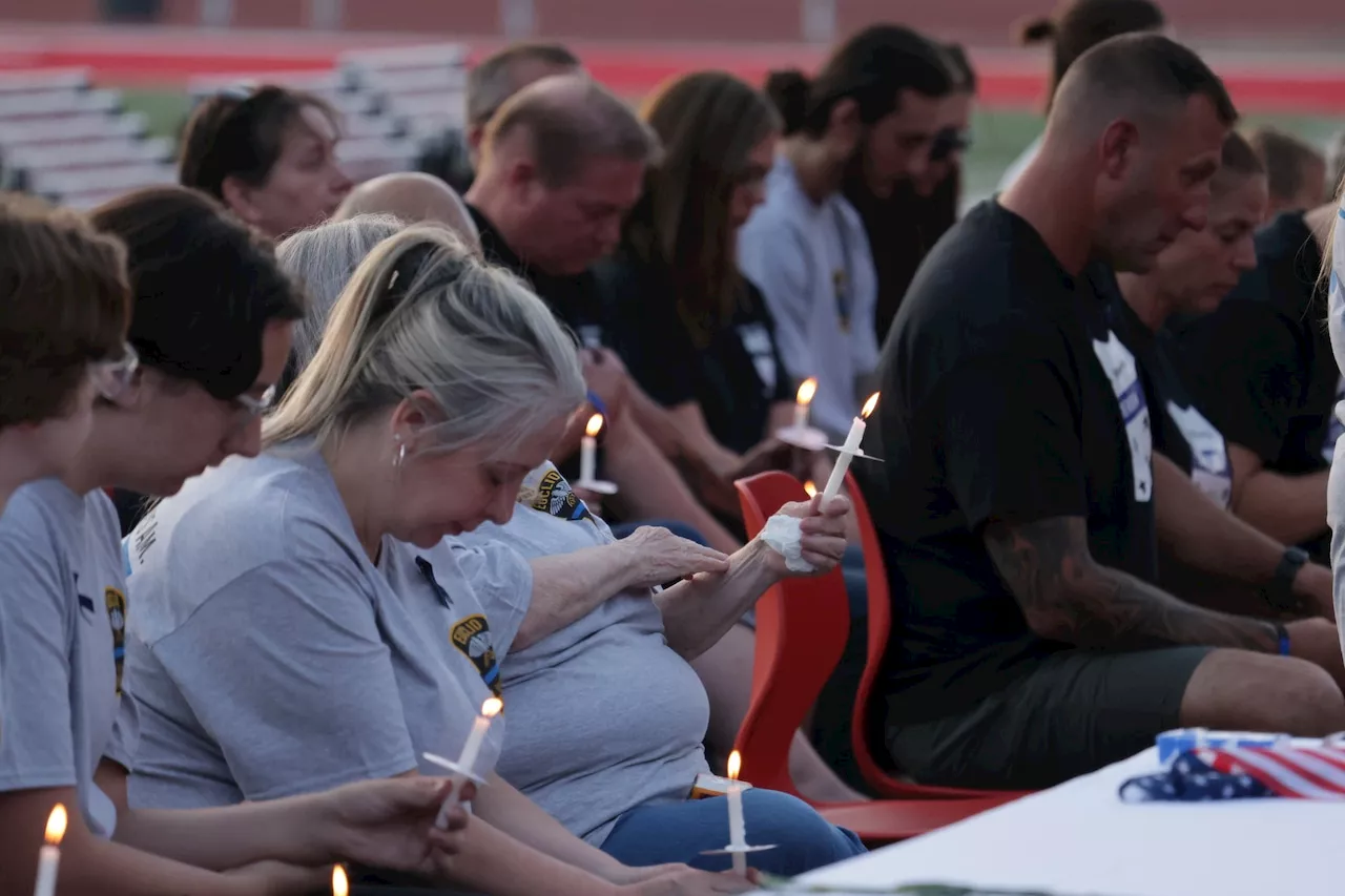 ‘A true hero’: Euclid police officer Jacob Derbin remembered by friends, teammates during vigil at alma mater