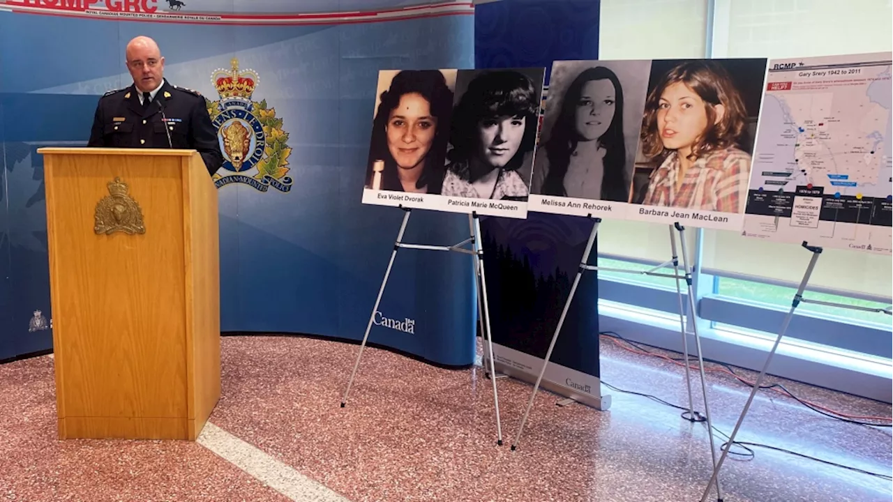 Serial sexual offender linked to unsolved 1970s homicides of four Calgary girls, women