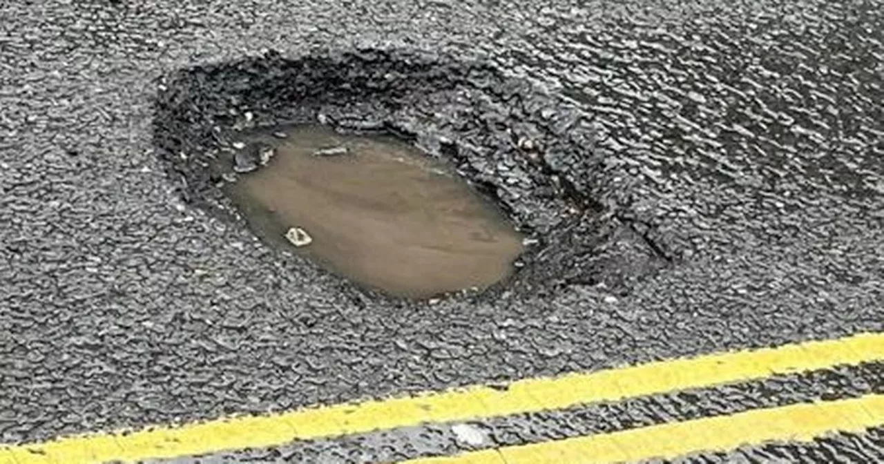 Frustrated local filled in 'dangerous' pothole himself - then council dug it up