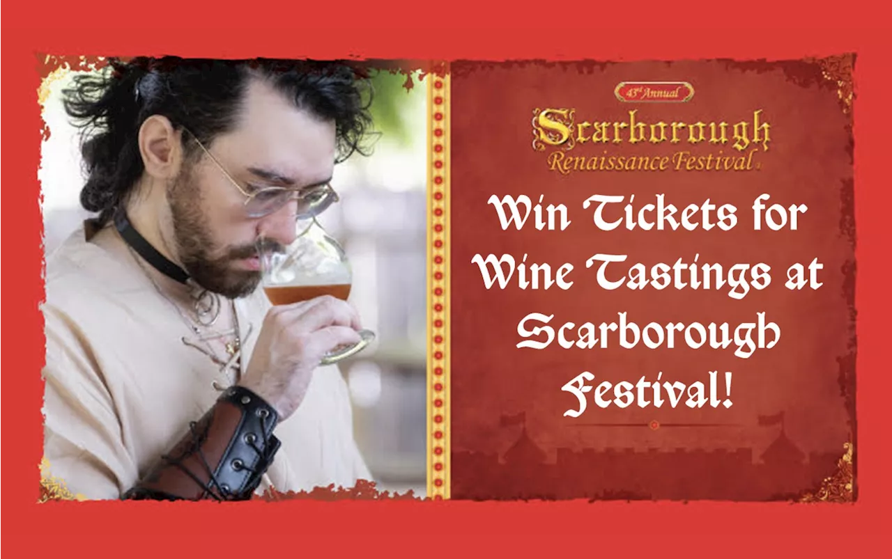 Win 2 tickets to Wine Tastings at Scarborough Festival!