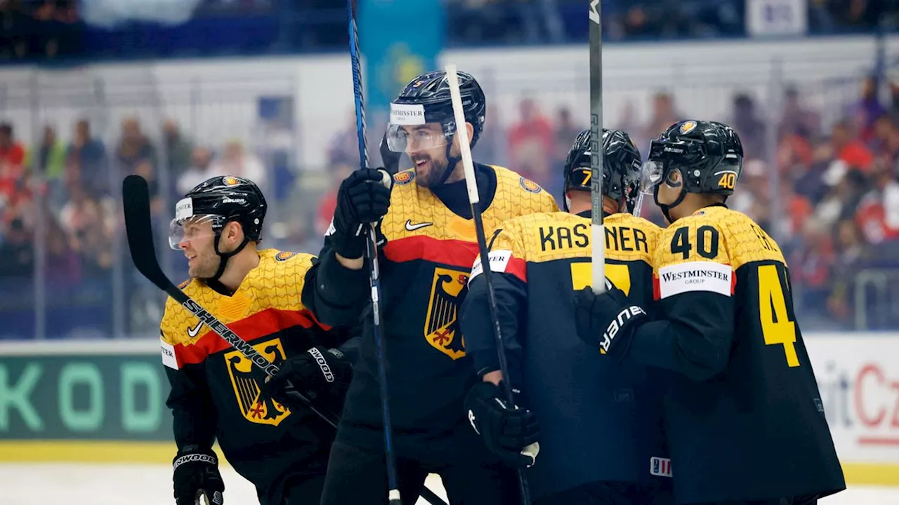 Klarer Sieg bei der Eishockey-WM: Wieder acht Tore – Deutschland lässt Kasachstan keine Chance