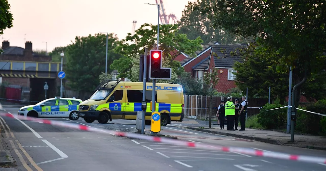 Police update as man fights for life after crashing into lamppost