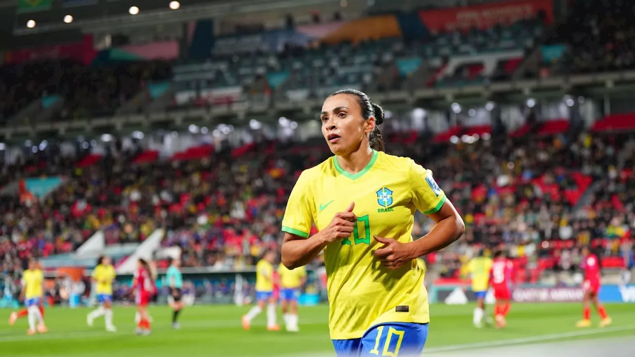 Marta se emociona com Copa feminina no Brasil e pede jogo no Rio Grande do Sul