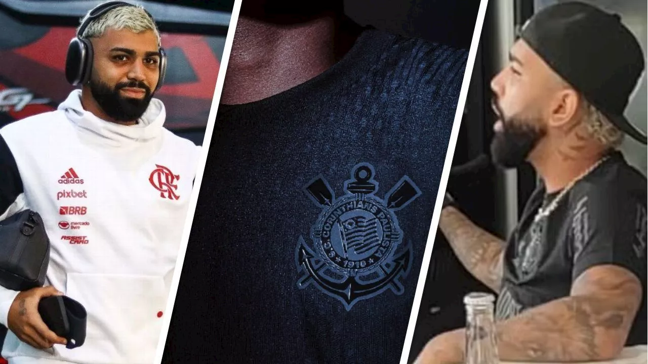 O que Gabigol, do Flamengo, diz após ter foto vazada com camisa do Corinthians?