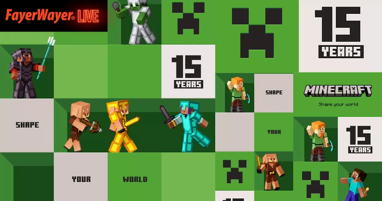 MINECRAFT cumple 15 años y lo celebraremos en FayerWayer Live: conoce los hitos del videojuego