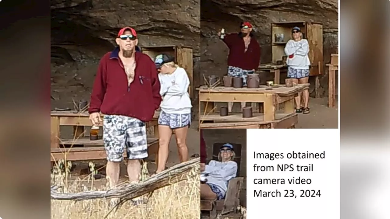 National Park Service searching for 2 people accused of 'archeological theft' at Utah national park