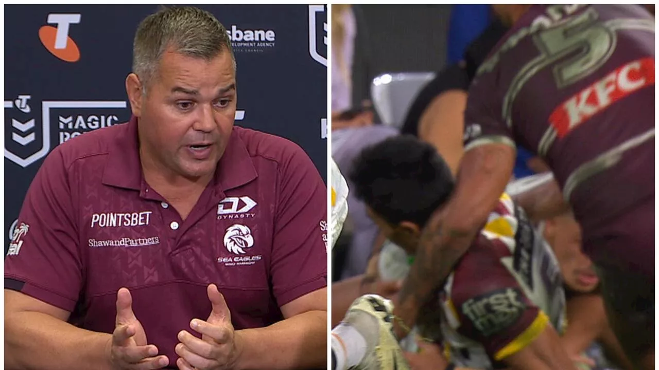 ‘Softest penalty ever’: Seibold fumes at Manly’s brutal match deciding penalty