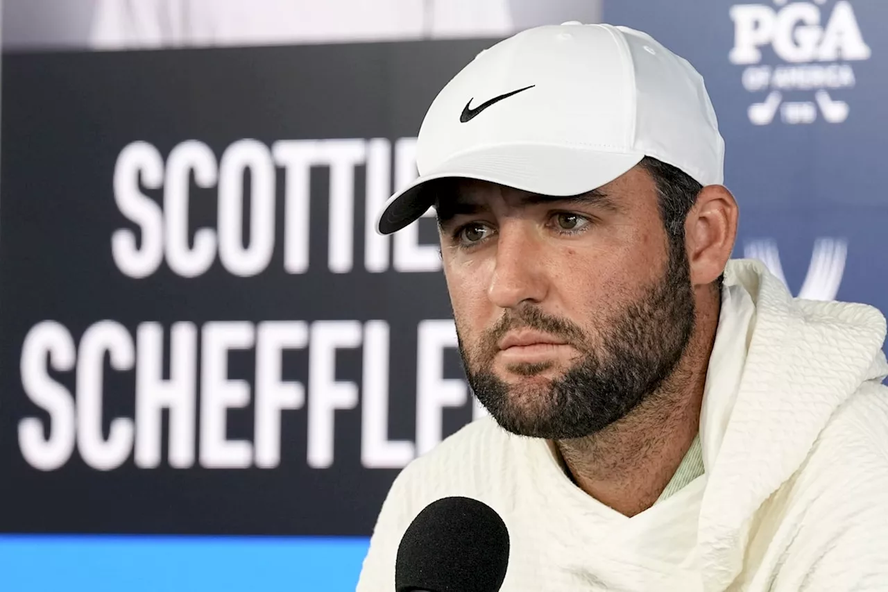 Masters champion Scottie Scheffler detained by police for traffic violation outside PGA Championship