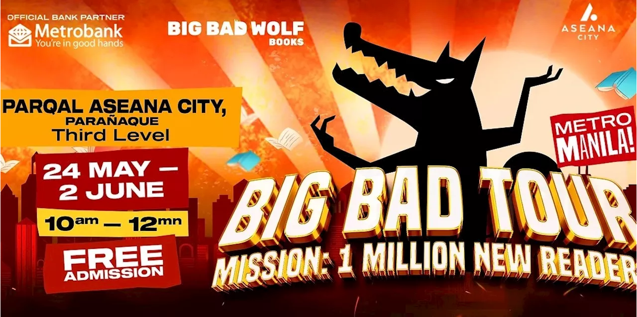 Big Bad Wolf 2024: World's largest book sale returns to Manila on May 24