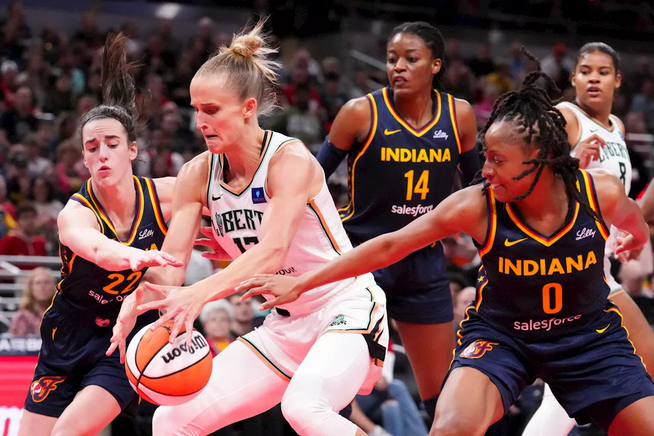 WNBA: Liberty pummel Fever, spoil Caitlin Clark's home debut